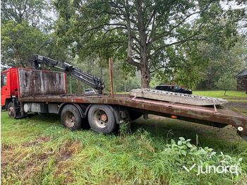 Autotransporter truck, Crane truck Kranbil Volvo FL10 6x6: picture 4