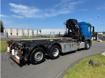 Skip loader truck Mercedes-Benz Antos 2546 - Hiab 192 E kran: picture 5