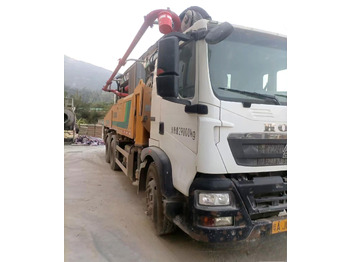 Concrete pump truck XCMG Manufacturer Concrete Pump Machine HB43V Used 43m HOWO Small Concrete Pumps Truck For Sale: picture 3