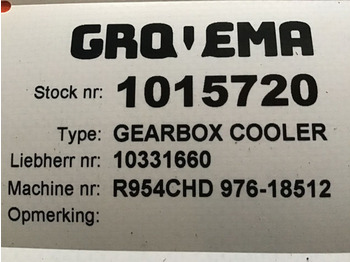 Oil cooler LIEBHERR