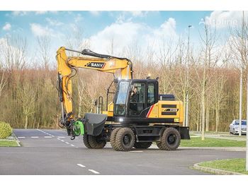 New Wheel excavator SANY SY155W  for rent: picture 1