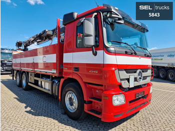 Crane truck, Dropside/ Flatbed truck Mercedes-Benz Actros 2546 / HIAB 166K / ADC 4,1t / Lenkachse Mercedes-Benz Actros 2546 / HIAB 166K / ADC 4,1t / Lenkachse: picture 3