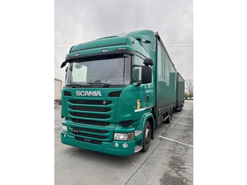 Curtainsider truck SCANIA R 410
