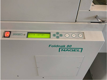 Printing machinery Digital printing brochure production Ernst Nagel Foldnak 80: picture 4