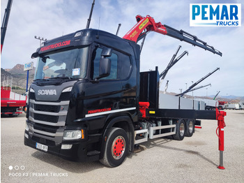 Crane truck SCANIA R 500
