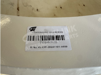 Spare parts for Crusher KINGLINK Counterweight Liner / Counterweight Guard  1038018155 For HP300 Cone Crusher: picture 3