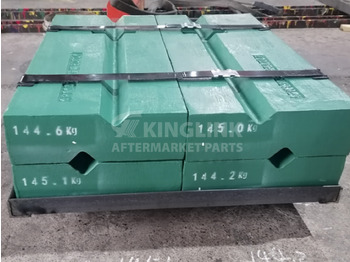 Spare parts for Impact crusher KINGLINK High Chromium Blow Bar for Hazemag APK40, APK50, APK60, APK1313 Impact Crusher: picture 2 Spare parts for Impact crusher KINGLINK High Chromium Blow Bar for Hazemag APK40, APK50, APK60, APK1313 Impact Crusher: picture 2