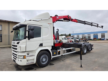 Hook lift truck SCANIA P