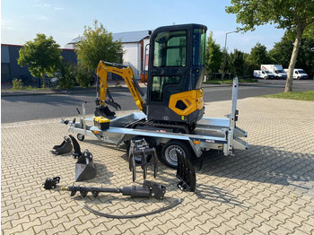 Mini excavator Minibagger BK1250KJSR + Tieflader + Zubehör *INKL.19% MWST*BERGER KRAUS*VERSTELLFAHRWERK* KUBOTA*SOFORT!*: picture 3