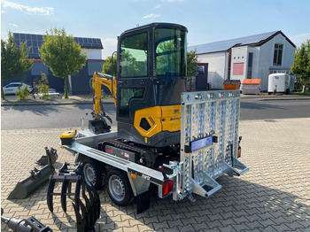 Mini excavator Minibagger BK1250KJSR + Tieflader + Zubehör *INKL.19% MWST*BERGER KRAUS*VERSTELLFAHRWERK* KUBOTA*SOFORT!*: picture 4