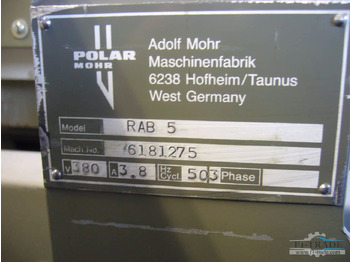 Printing machinery Polar RAB 5: picture 4