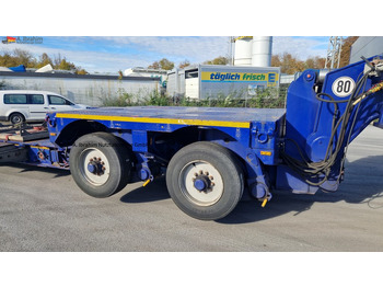 Low loader semi-trailer for transportation of heavy machinery Faymonville Dollyachse, hydr. gelenkt mit Motor für Zwangslenkung: picture 5