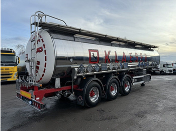 Tank semi-trailer Klaeser CHEMIE*4Kammer*L4BH*32000L*EDELSTAHL*: picture 1