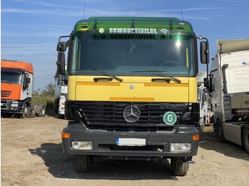 Crane truck, Dropside/ Flatbed truck Mercedes-Benz Dropside camion Mercedes-Benz Actros MP1 V6 2635 + KRANE HIAB 17: picture 3