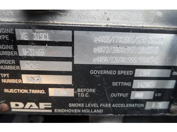Engine for Truck DAF XE 315 C1 DAF XF: picture 2