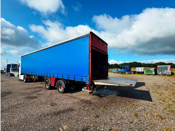 Autotransporter semi-trailer DANSON City Trailer Gardin with lift: picture 3