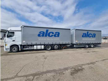 Curtainsider truck MERCEDES ACTROS MOTRICE + BIGA ACTROS 26.45: picture 3