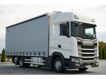 Curtainsider truck SCANIA S 450