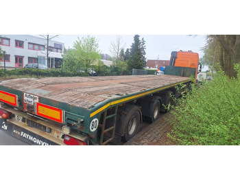 Dropside/ Flatbed semi-trailer Faymonville Plattform SPZ-3AX: picture 3