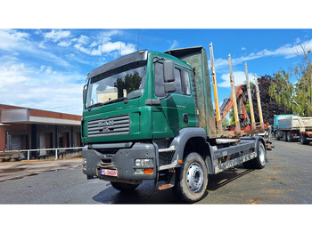 Log truck MAN TGA 18.480