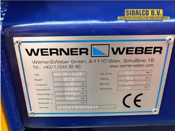 New Skip bin Werner & Weber MPC 10 met kiep systeem portaalarm opname: picture 3