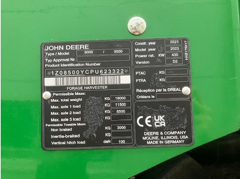 Forage harvester John Deere 8500i: picture 5