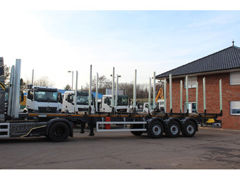 Log semi-trailer
