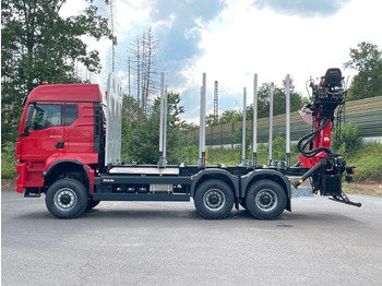 Log truck, Crane truck MAN TGS 33.520 6X6  Euro6e  Radstand 3900mm EPSILON: picture 4