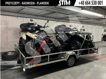 New Dropside/ Flatbed trailer Stim STIM S21-13/3622 Przyczpa pod 2 quady: picture 2