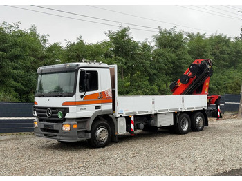 Dropside/ Flatbed truck, Crane truck Mercedes-Benz * Mercedes Actros * KRAN HDS Palfinger PK 44002 Performance * Sprowadzony * Stan Perfekcyjny *: picture 2
