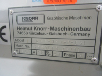 Printing machinery ENTLADER KNORR ABS-110-2-L6L: picture 3