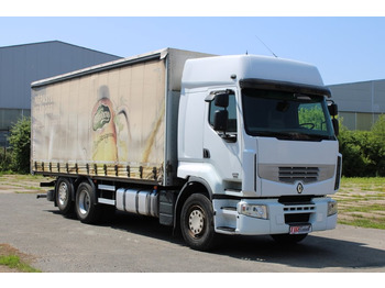 Curtainsider truck RENAULT Premium 450