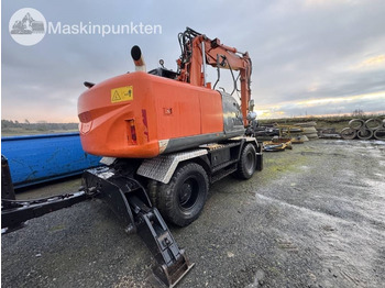 Wheel excavator Hitachi ZX 140 W-3 Med vagn och redskap!: picture 3