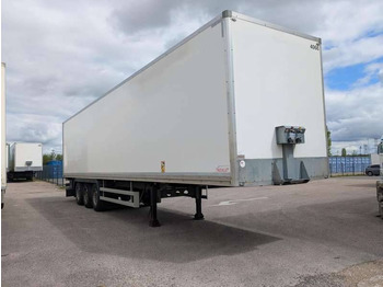Closed box semi-trailer