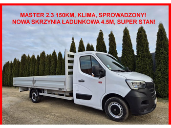 Flatbed van RENAULT Master 2.3
