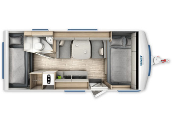 New Caravan Wohnwagen Fendt Bianco Activ 515 SKF Neues Modell: picture 2