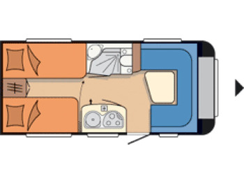 Caravan Wohnwagen Hobby De Luxe 460 LU: picture 2 Caravan Wohnwagen Hobby De Luxe 460 LU: picture 2
