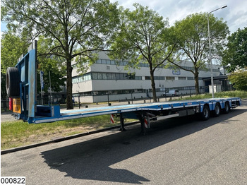 Dropside/ Flatbed semi-trailer Nooteboom open laadbak 48.000 KG, 19,9 mtr, Steering axle: picture 5