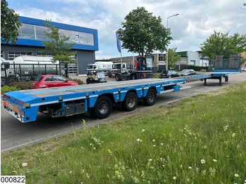 Dropside/ Flatbed semi-trailer Nooteboom open laadbak 48.000 KG, 19,9 mtr, Steering axle: picture 2