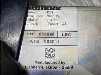 Liebherr A934C-94023357-BBT02-R5.1-Display unit/Dashboard leasing Liebherr A934C-94023357-BBT02-R5.1-Display unit/Dashboard: picture 5 Liebherr A934C-94023357-BBT02-R5.1-Display unit/Dashboard leasing Liebherr A934C-94023357-BBT02-R5.1-Display unit/Dashboard: picture 5