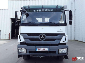 Dropside/ Flatbed truck, Crane truck Mercedes-Benz Axor 1833 Fassi f 110a: picture 2