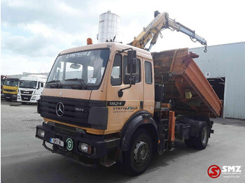Tipper, Crane truck Mercedes-Benz SK 1824: picture 3