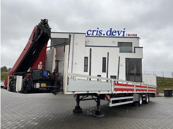 Dropside/ Flatbed semi-trailer MEUSBURGER