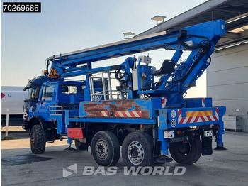Crane truck Unimog U2450L 6X6 Unimog Engin EGI TP 226 hubarbeitsbühne Manual Euro 2: picture 2
