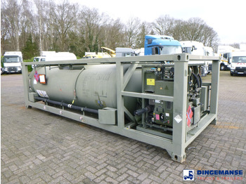 Storage tank WEW (Westerwälder Eisenwerk) Fuel (kerosene, diesel) tank container 20 ft. inox 10 m3 / 1 comp + pump: picture 2