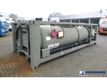Storage tank WEW (Westerwälder Eisenwerk) Fuel (kerosene, diesel) tank container 20 ft. inox 10 m3 / 1 comp + pump: picture 3