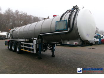 Tank semi-trailer WHALE Vacuum tank inox 30 m3 / 1 comp + pump: picture 2