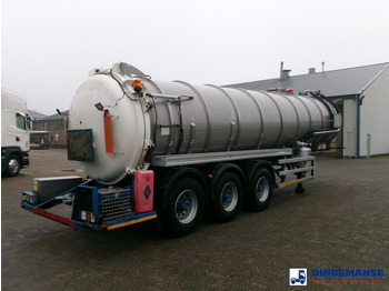 Tank semi-trailer WHALE Vacuum tank inox 30 m3 / 1 comp + pump: picture 3
