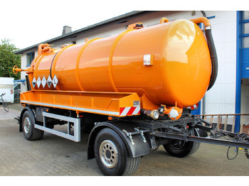 Tank trailer Kutschke / Kroll 10m³ Saug u.Druck ADR  INOX: picture 4