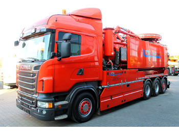 Vacuum truck Scania R560 V8 8x4 Kroll 20m³ WRG 2x HD-Pumpe 620 Liter: picture 4